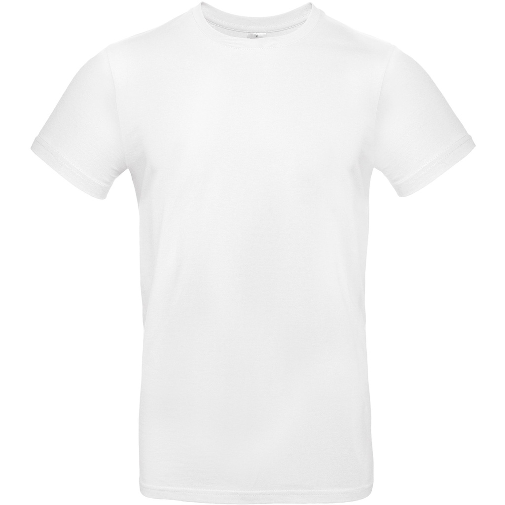 [CGTU03T_56615_56533] B&C - #E190 Men's T-Shirt (XS, Wit)