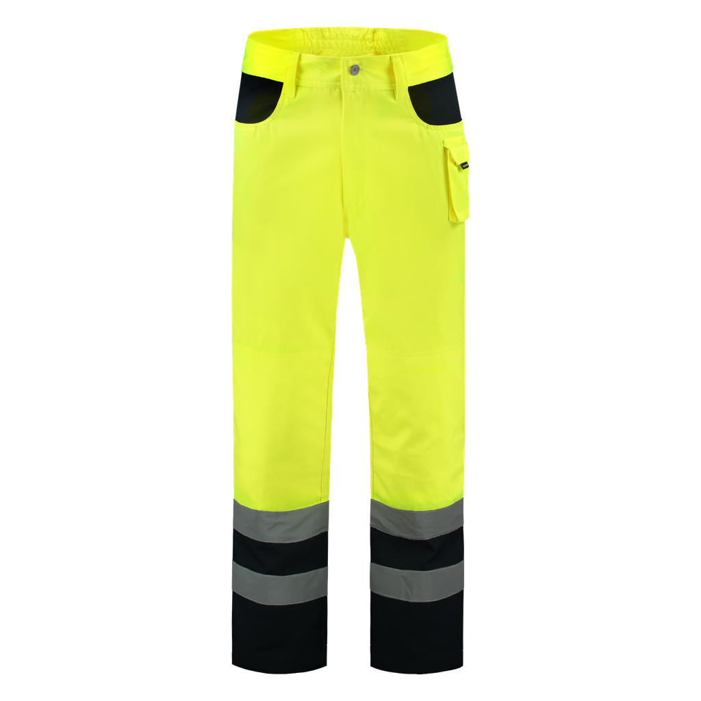 [503002FluoryellowNavy42] Tricorp - Werkbroek ISO20471 Bicolor (42, FluoryellowNavy)