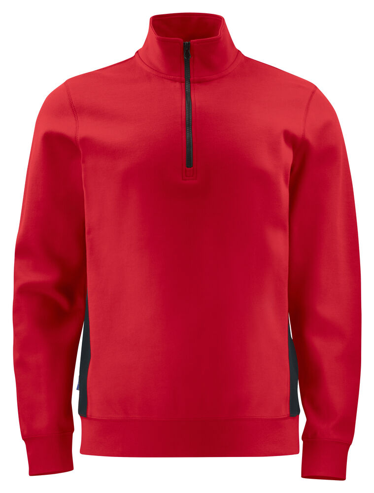 [642128-35-3] Projob - 2128 Sweater Met Korte Ritssluiting (XS, Rood)