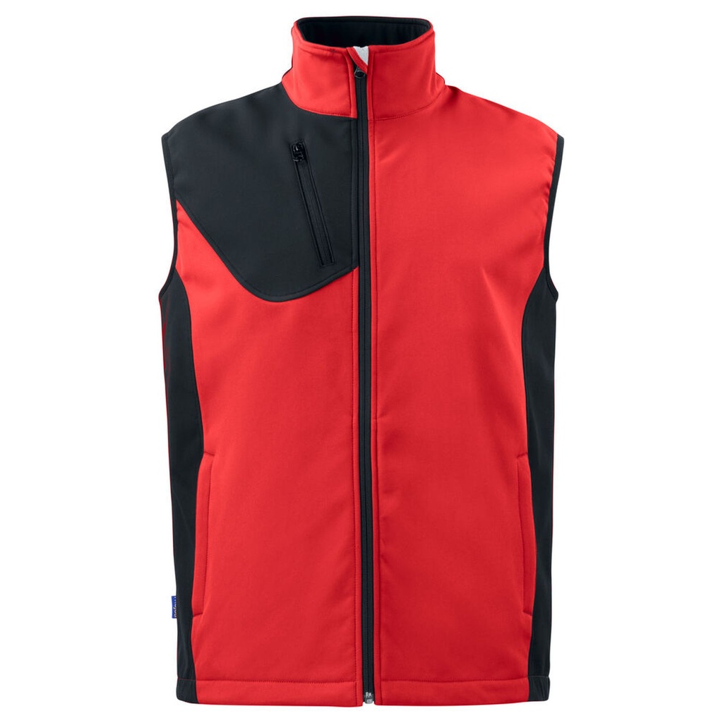 [643702-35-3] Projob - 3702 Softshell Bodywarmer (XS, Rood)