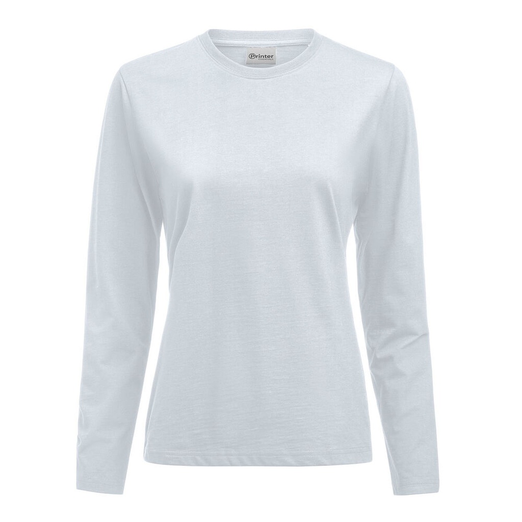 [2264035-100-3] Printer - Heavier Pro L/S Polo Dames (XS, Wit)