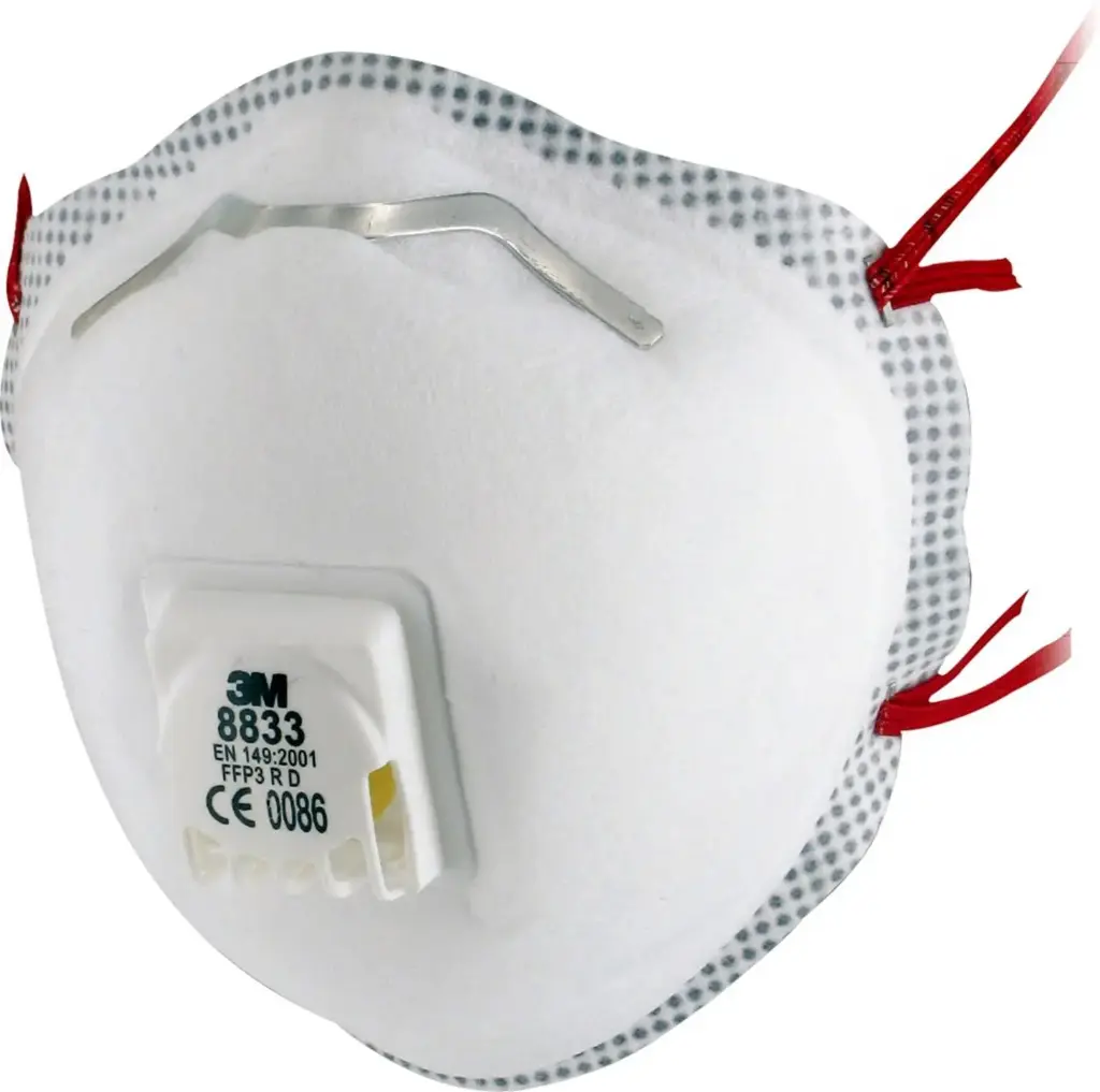 [1.21.15.883.30] 3M - 8833 Valved Particulate Respirator FFP3 (10-pack)