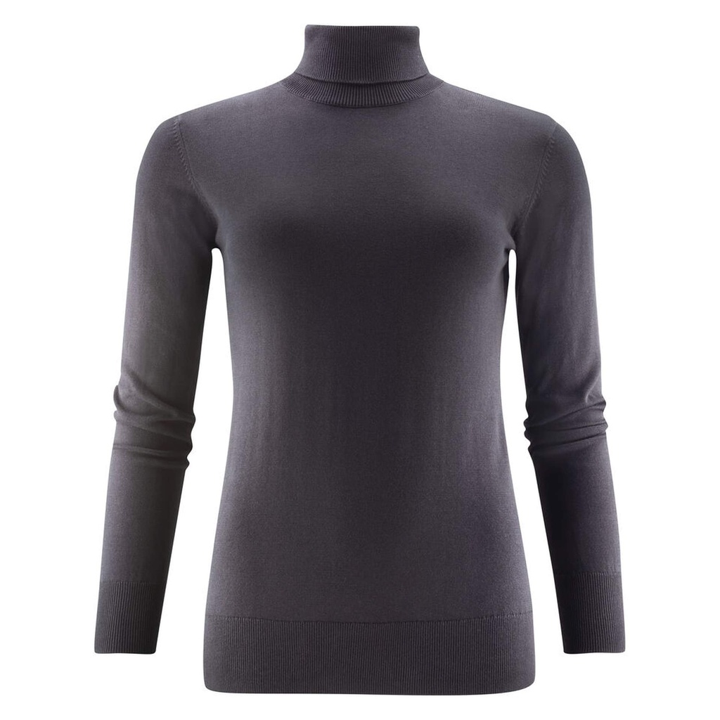 [2122510-900-3] James Harvest - Ashland Turtle Gebreide Sweater Dames (XS, Zwart)