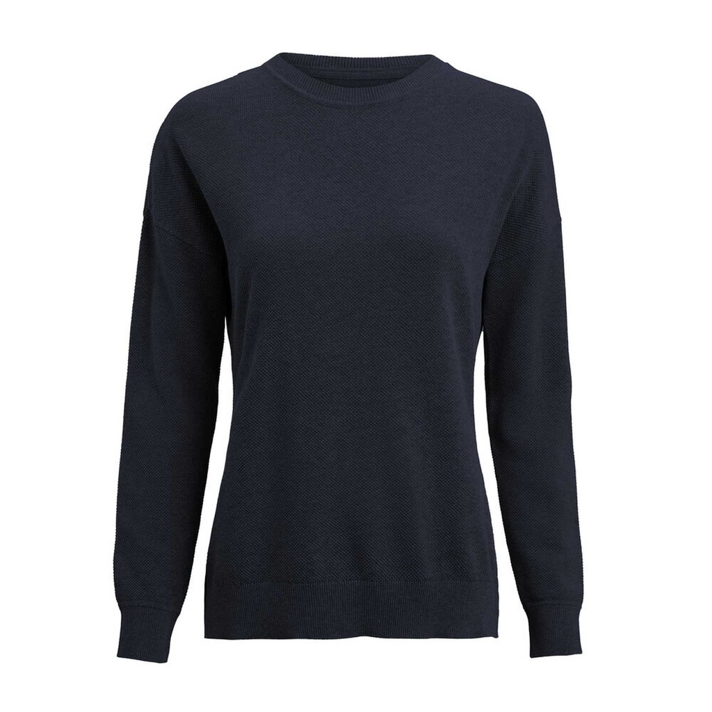 [2122512-600-3] James Harvest - Ashland Casual Gebreide Sweater Dames (XS, Marine)