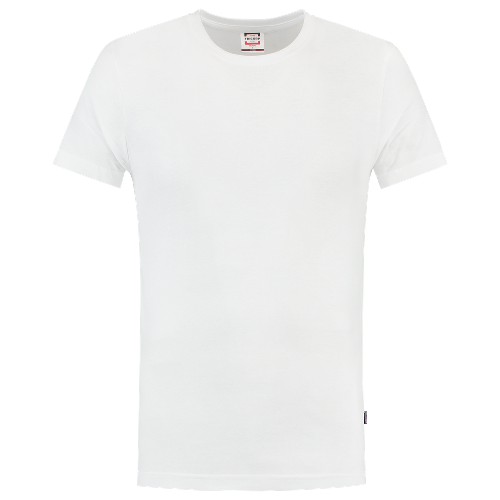 [101004WhiteXS] Tricorp - T-shirt Fitted (XS, Wit)