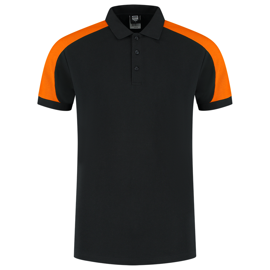 [206106BlackOrangeXS] Tricorp - Poloshirt Bicolor Redefined (XS, BlackOrange)