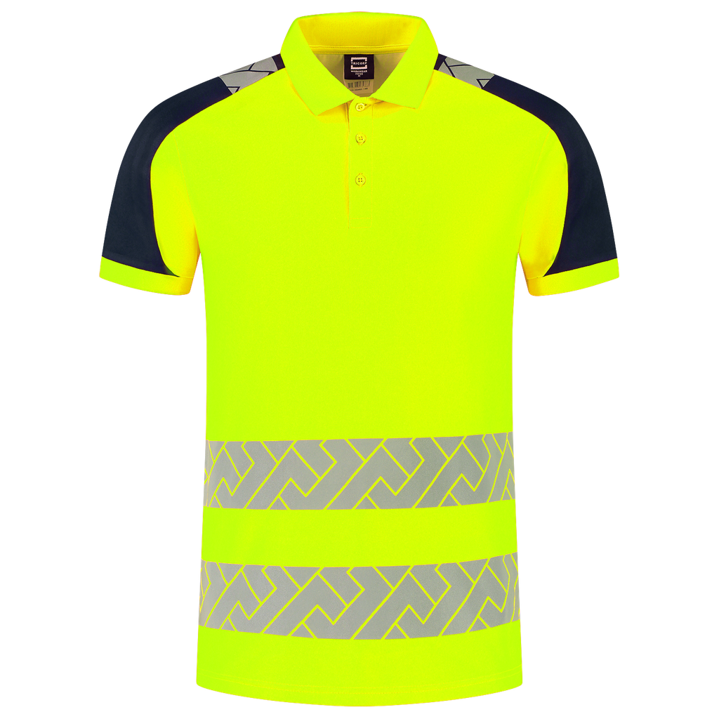 [206109FluoryellowInkXS] Tricorp - Poloshirt High Vis Redefined Industrieel Wasbaar (XS, FluoryellowInk)