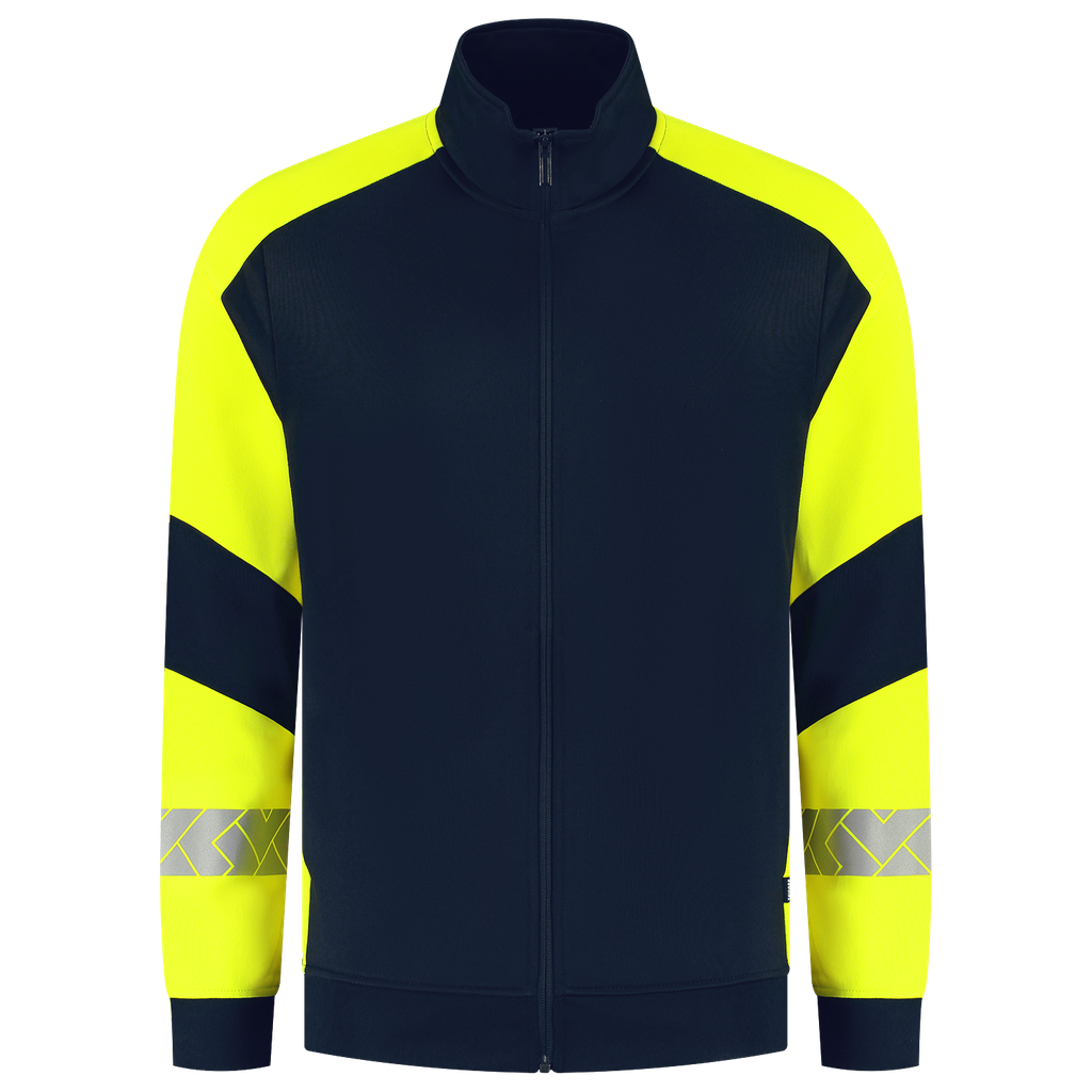 [306104InkFluoryellowXS] Tricorp - Sweatvest Reflective Redefined (XS, InkFluoryellow)