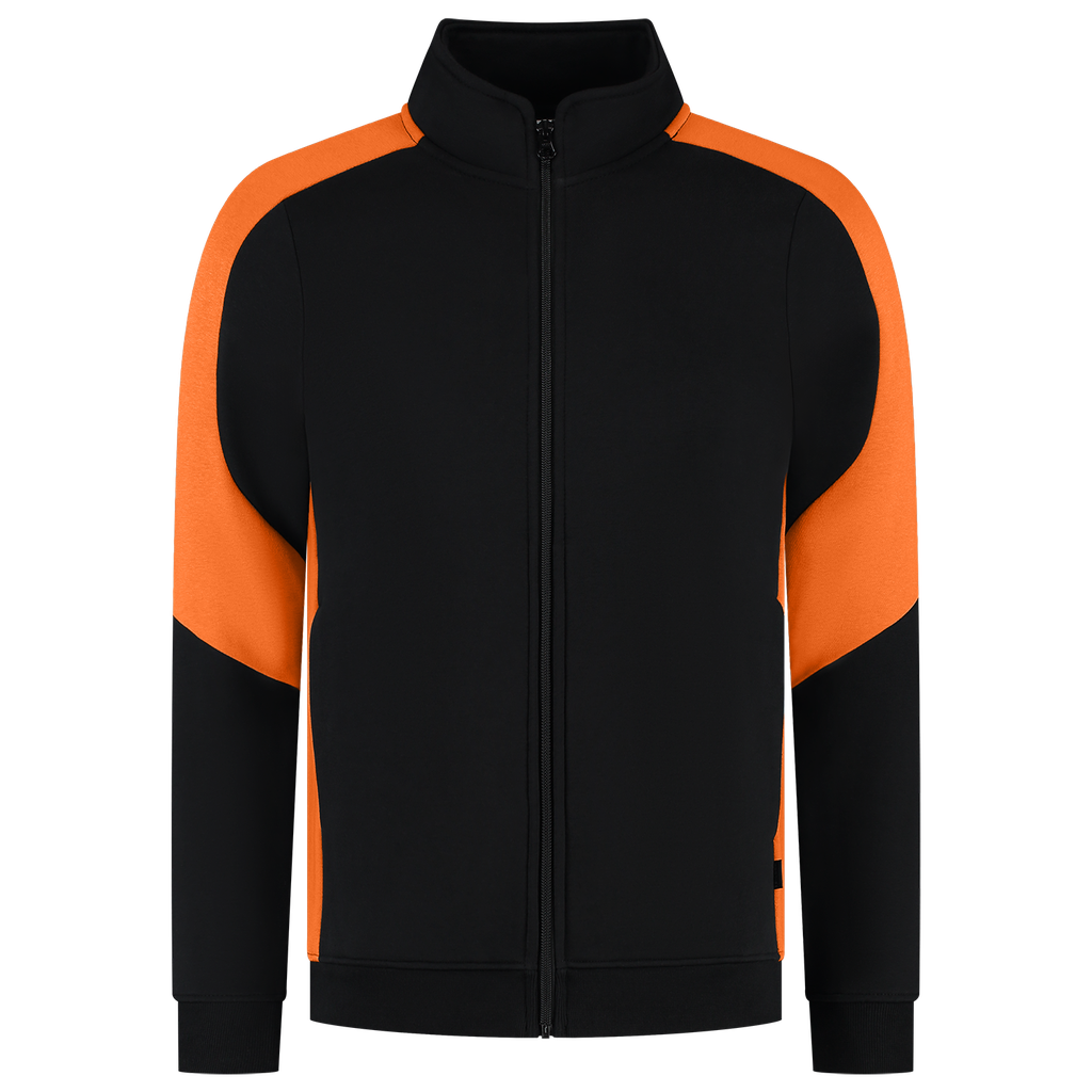 [306122BlackOrangeXS] Tricorp - Sweatvest Bicolor Redefined Dames (XS, BlackOrange)