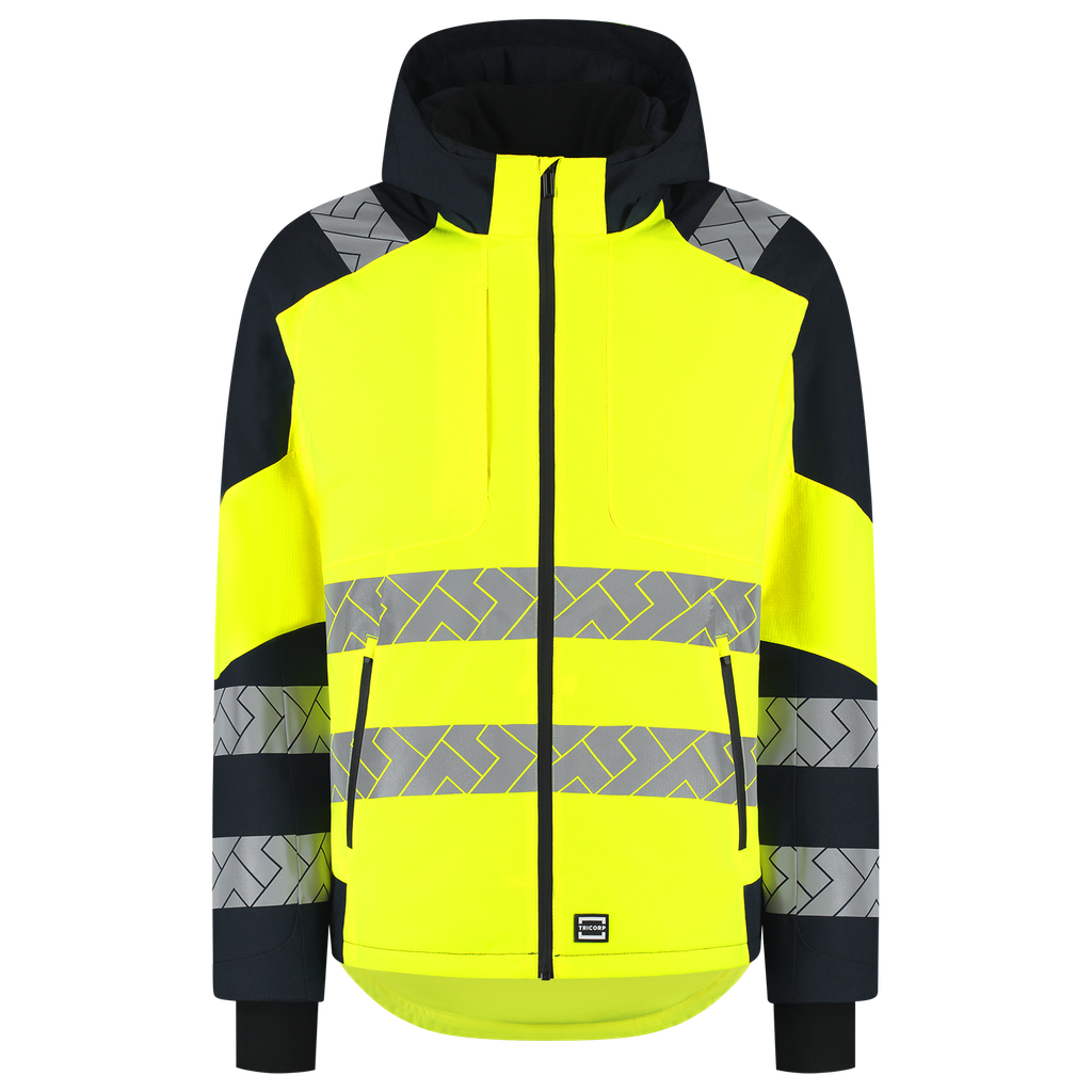 [406107FluoryellowInkXS] Tricorp - Winterjas Ripstop High Vis Redefined (XS, FluoryellowInk)