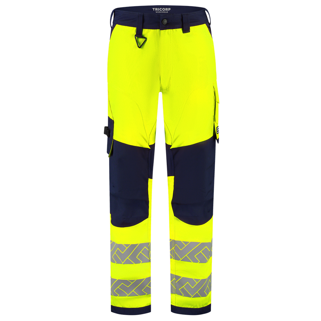 [506119FluoryellowInk21] Tricorp - Werkbroek Funct. Stretch High Vis Redefined Knieversterking (21, FluoryellowInk)