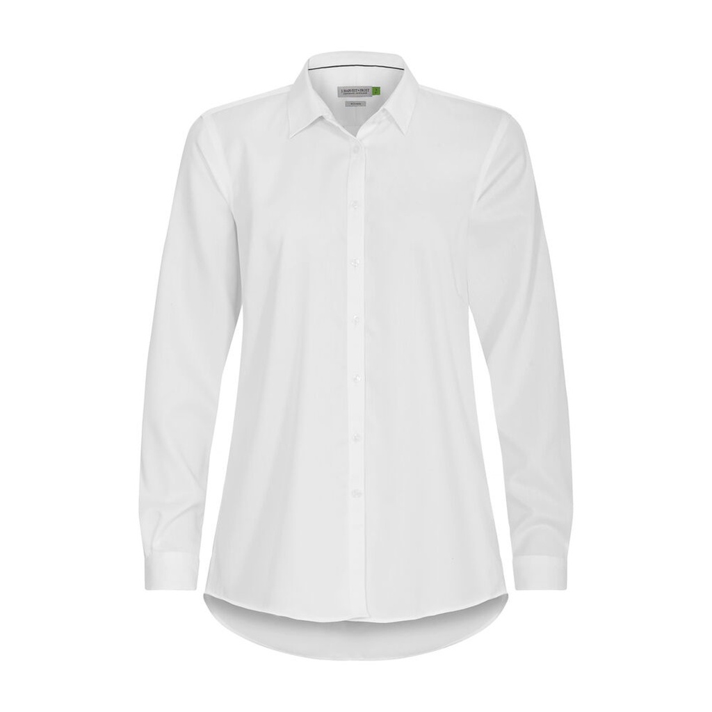 [2900104-100-3] J.Harvest & Frost - Green Bow 01 Hemd Relaxed Fit Dames (XS, Wit)