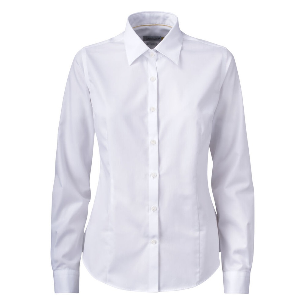 [2905003-100-3] J.Harvest & Frost - Yellow Bow 50 Hemd Dames (XS, Wit)