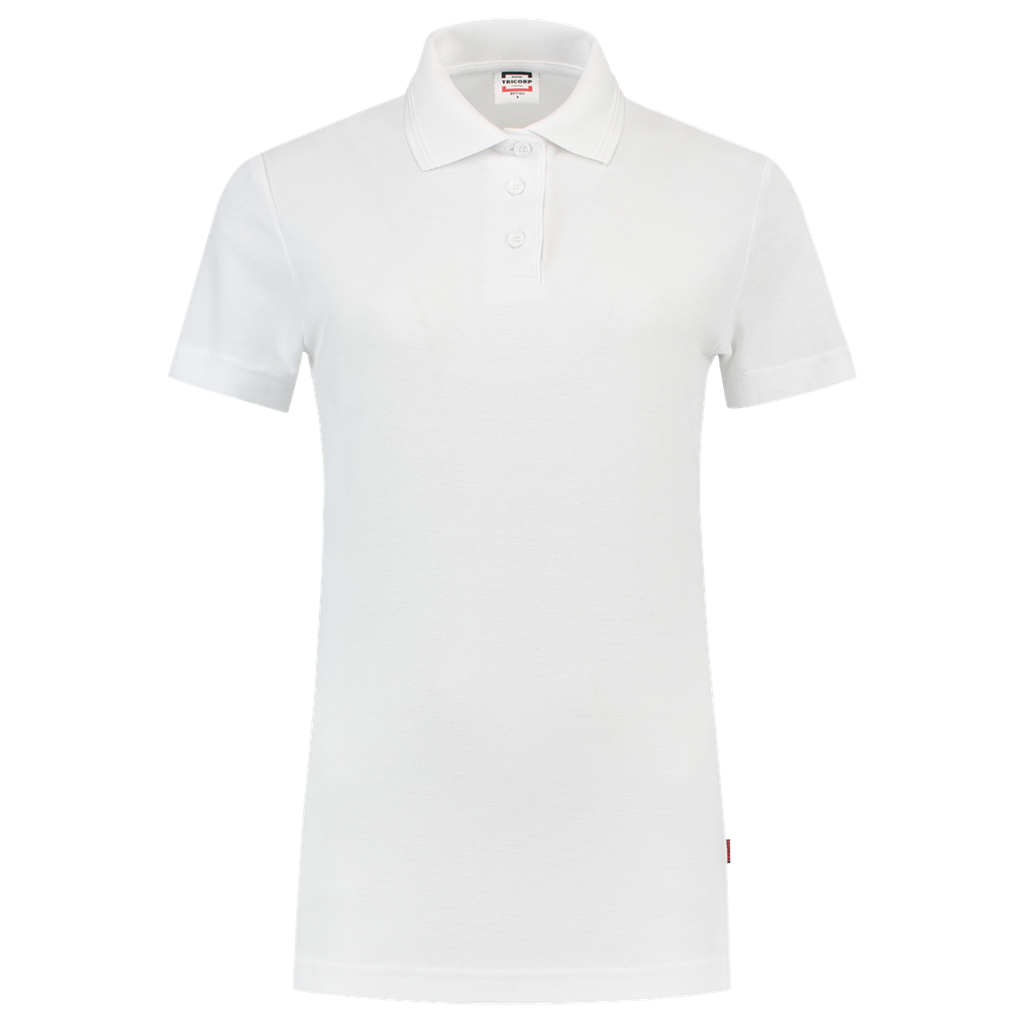 [201010WhiteXS] Tricorp - Poloshirt 180 Gram Dames (XS, Wit)