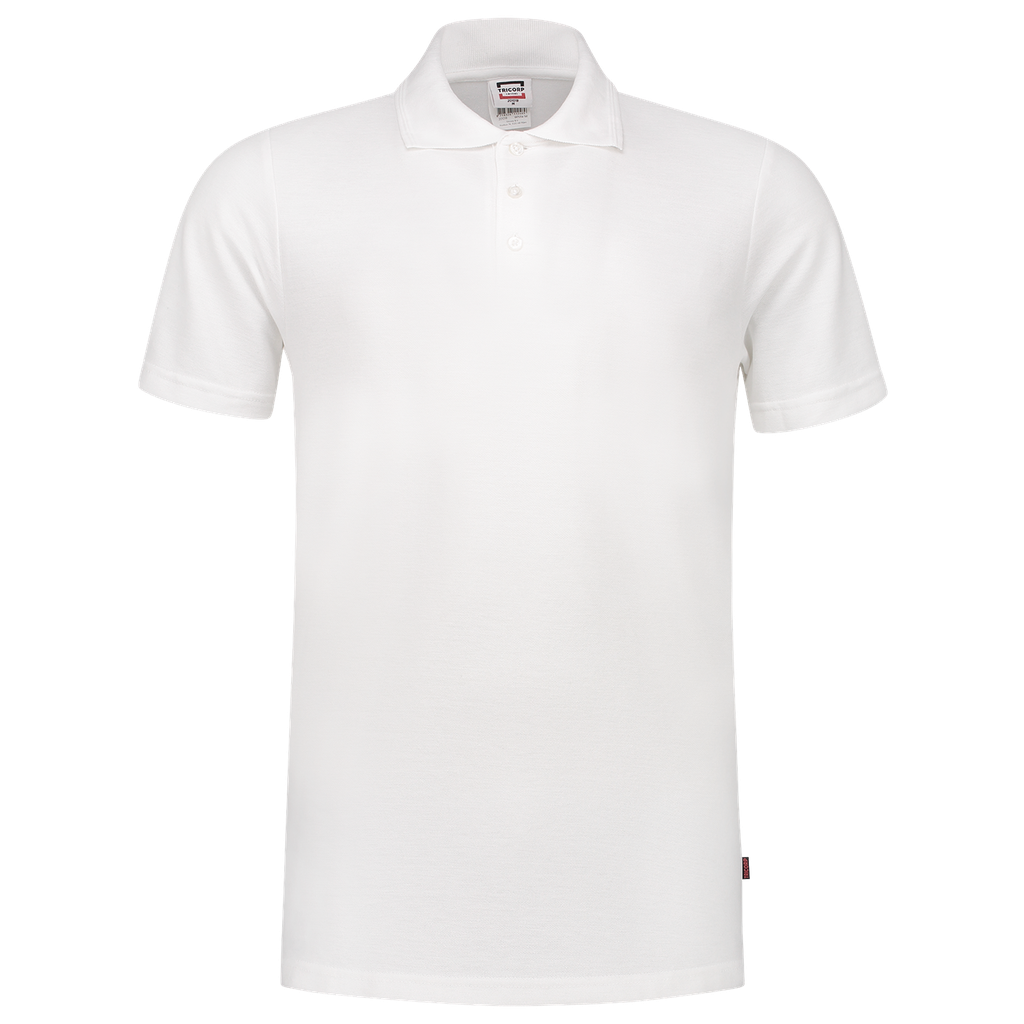 [201018WhiteXS] Tricorp - Poloshirt 60°C Wasbaar (XS, Wit)