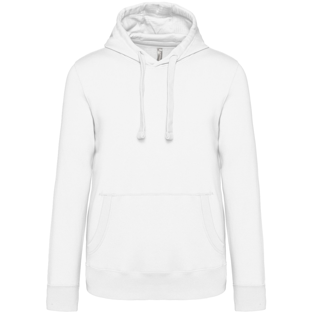 [K489_59553_59540] Kariban - Sweater Met Capuchon (XS, Wit)