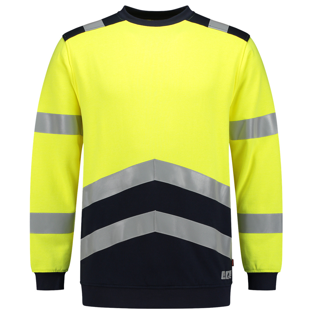 [303002FluoryellowInkXS] Tricorp - Sweater Multinorm Bicolor (XS)